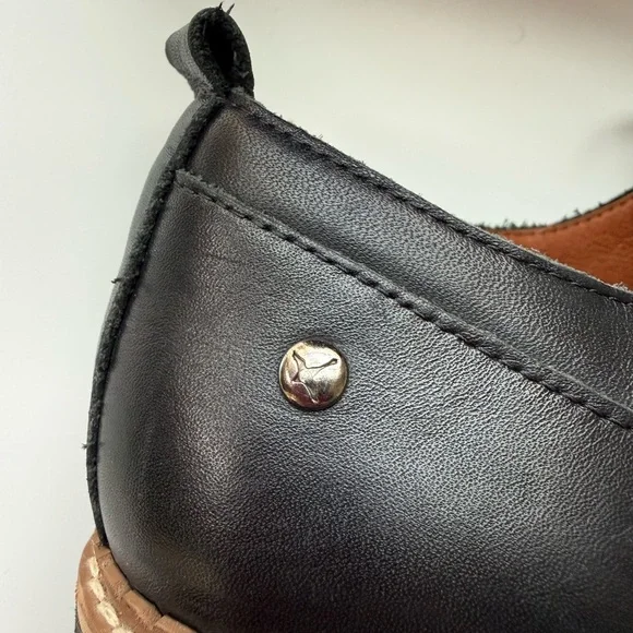 Pikolinos Women's Leather Vicar Oxford Shoes Black Size EU 39, US 8.5 - Picture 11 of 14